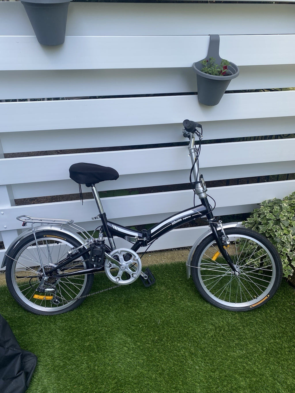 Athens Explorer Folding Bike 20-inch Wheels with Carry Case Unisex