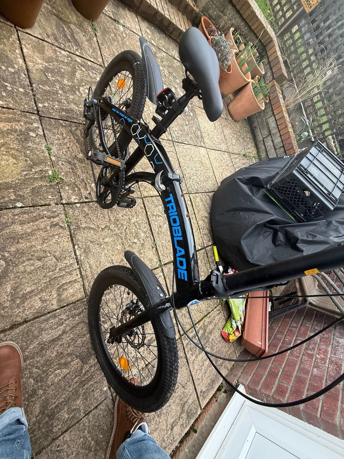 TRIOBLADE 20 Inch Folding Bike for Adult 7-Speed