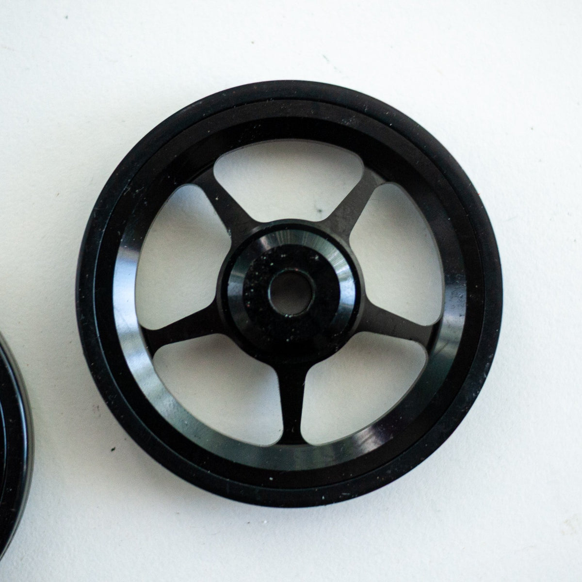 UK SELLER - For Brompton Pair Superlight Easy Alloy Black Wheels & Bolts