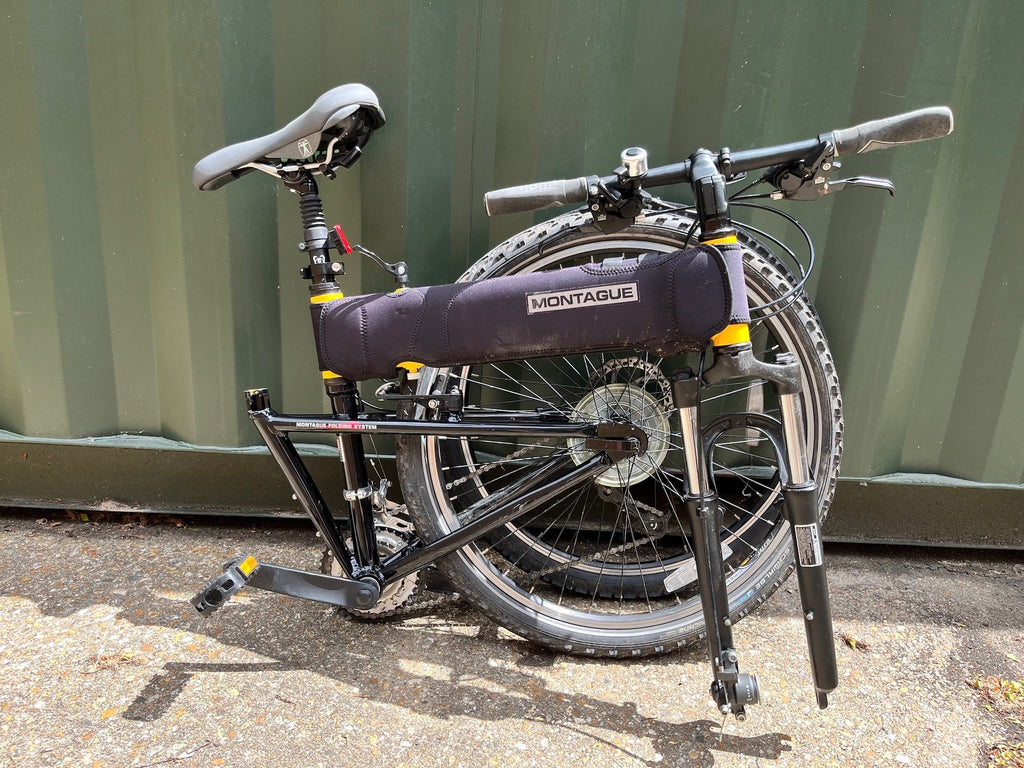 Montague Swissbike X50 Full-Size Foldable Mountain Bike. Medium Frame + Extras