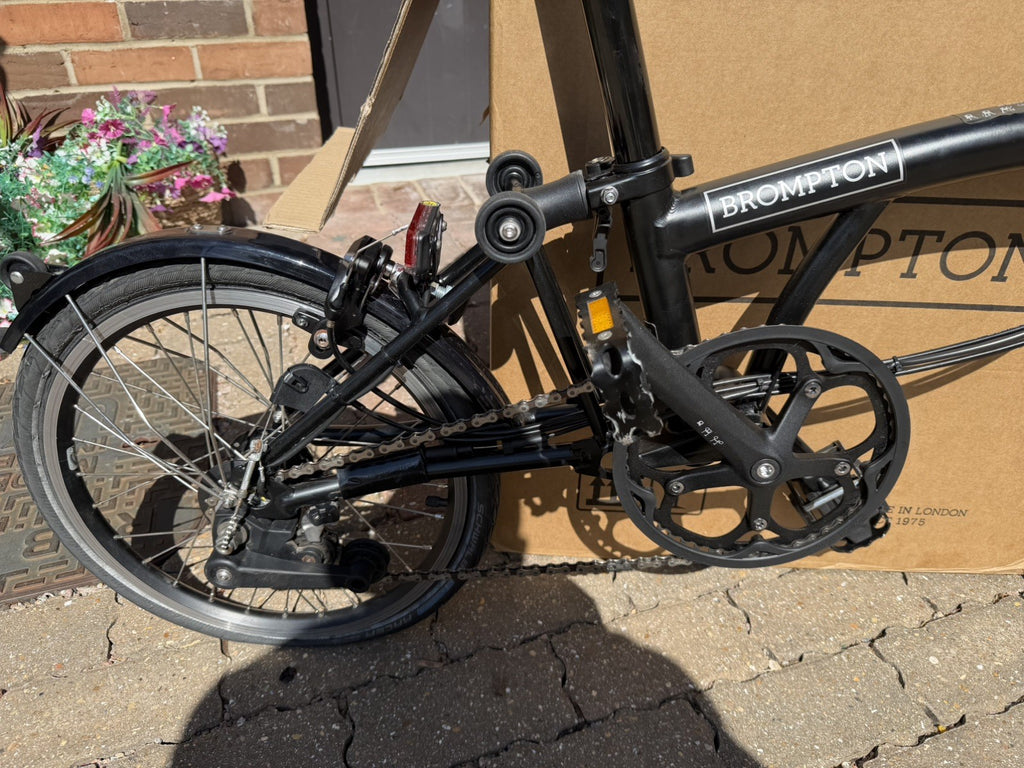Brompton C Line Explore M6L 6 Speed Folding Bike Black 2024 fresh BOXED