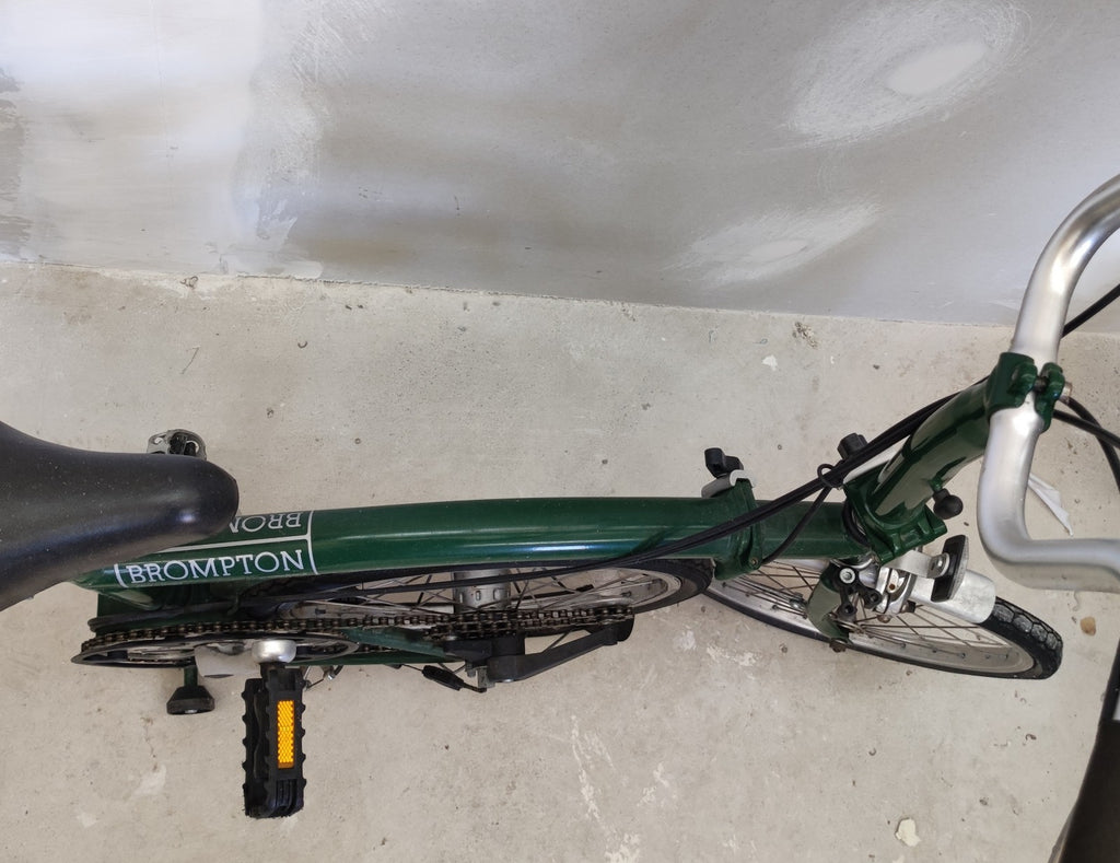 2003 Brampton Classic Green Folding Bike 3 Speed Vintage Retro