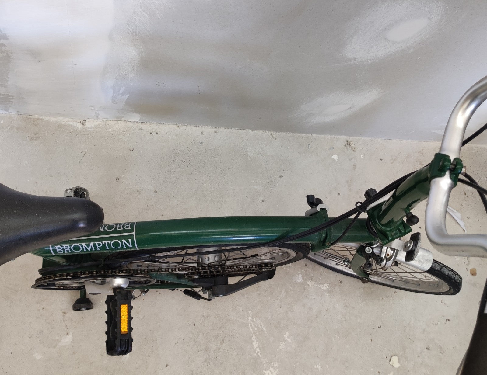 2003 Brampton Classic Green Folding Bike 3 Speed Vintage Retro