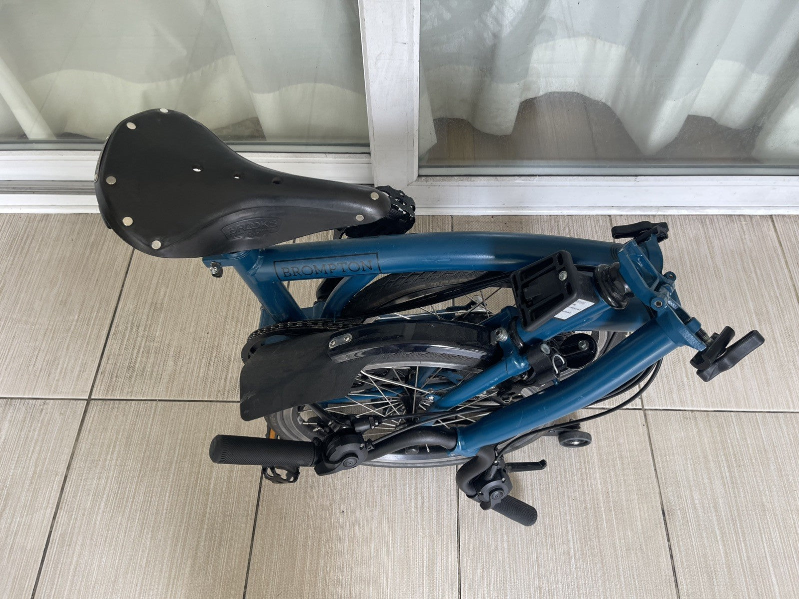 Brompton M6R 2024 C-line Ocean Blue Brooks Saddle MINT CONDITION✅FREE&FAST P&P🚚