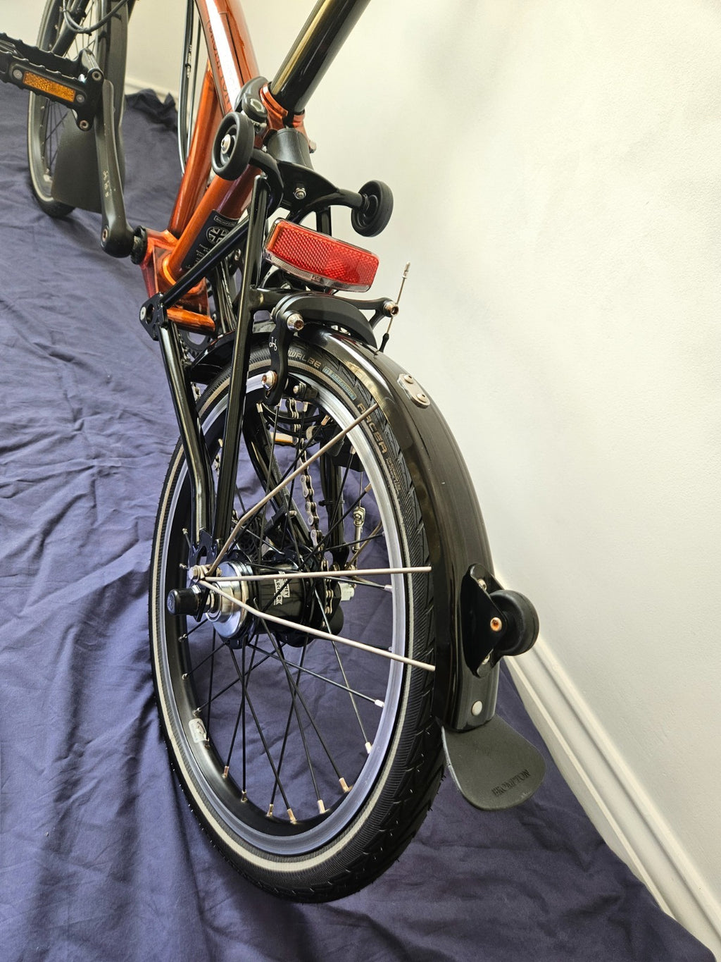 Brompton M6LX Superlight Titanium 6 Speed Flame Lacquer Excellent Condition