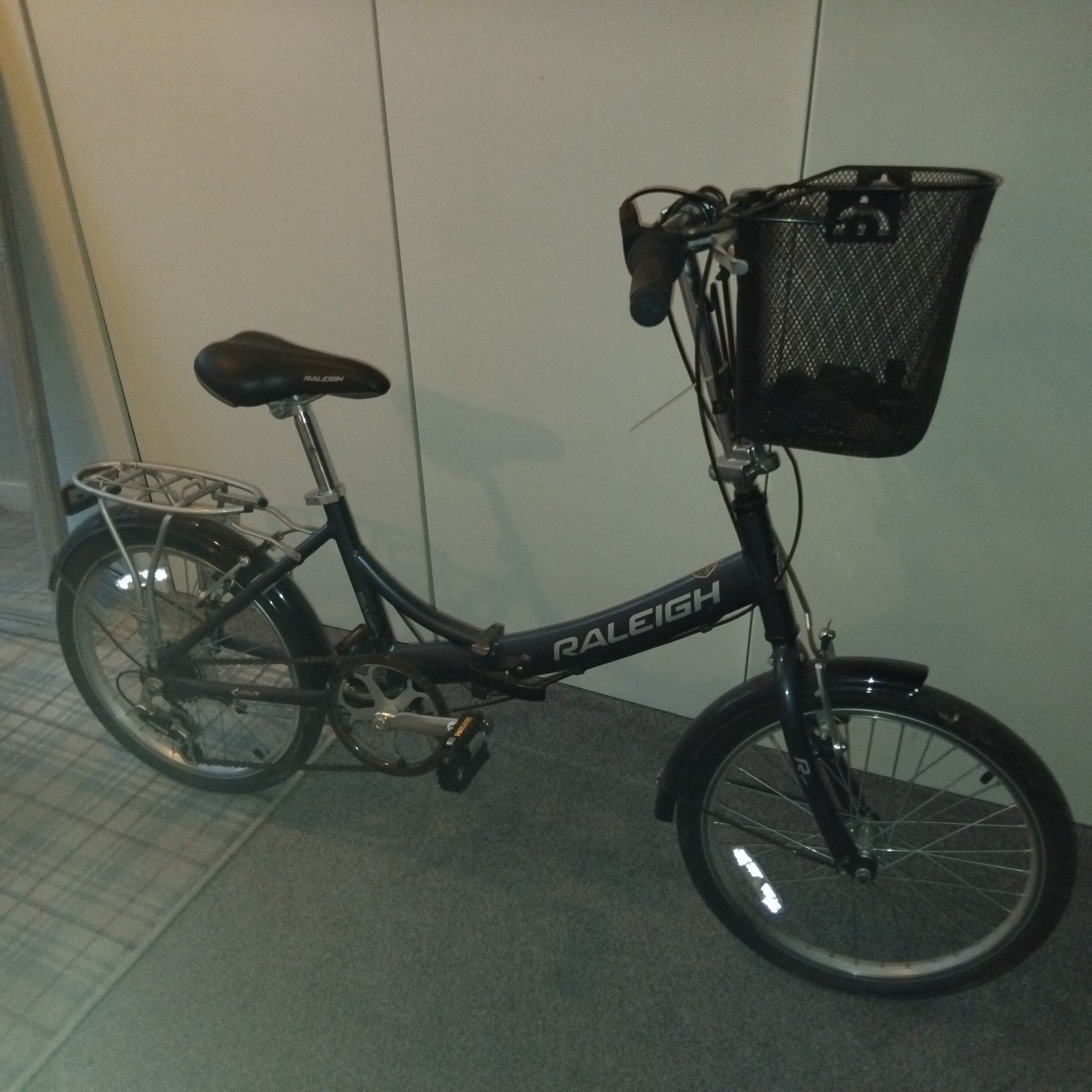 Raleigh EVO 7SP Folding Bike, Aluminum Frame, 20" Wheels, 7 Speed with Revo Grip