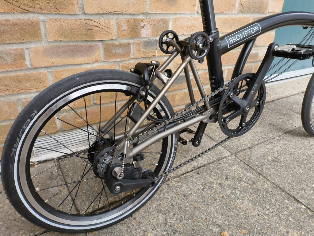 2022 Brompton C Line Titanium Superlight 6 speed folding bike
