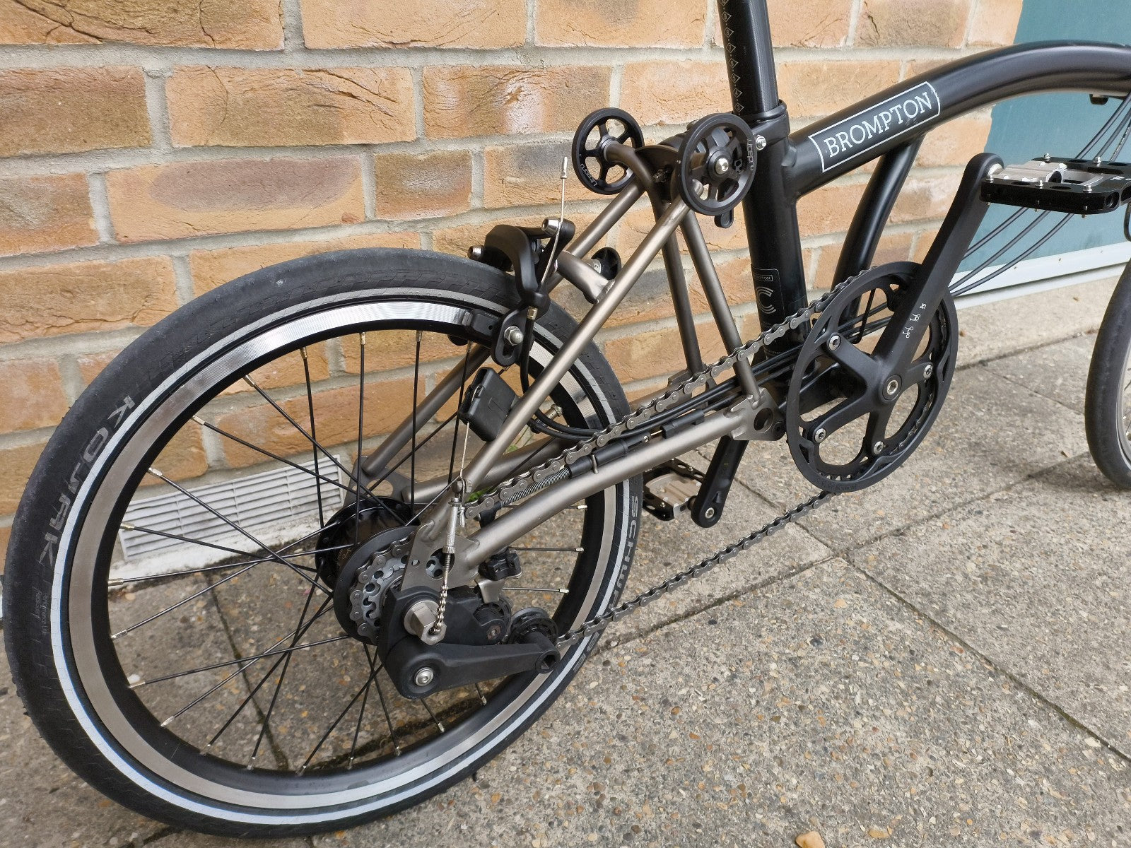 2022 Brompton C Line Titanium Superlight 6 speed folding bike