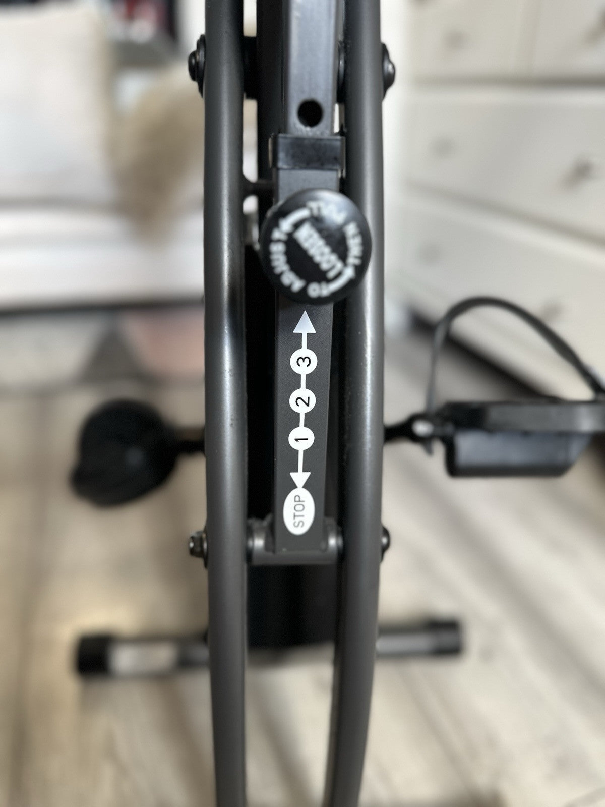 Slim Cycle foldable exercise bike worth over £200. Compact and sturdy