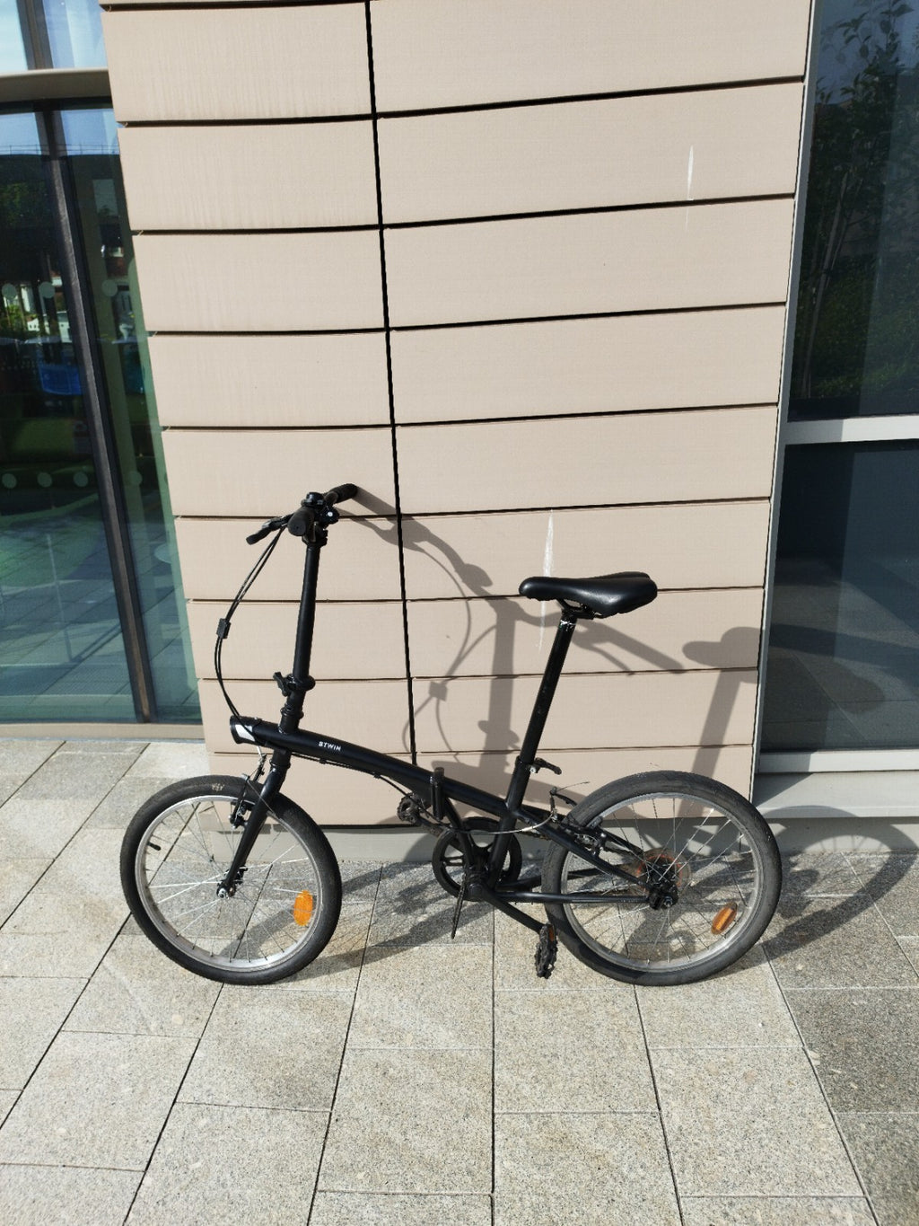 Decathlon B'Twin Folding Bike, single speed, easy to fold, space saver