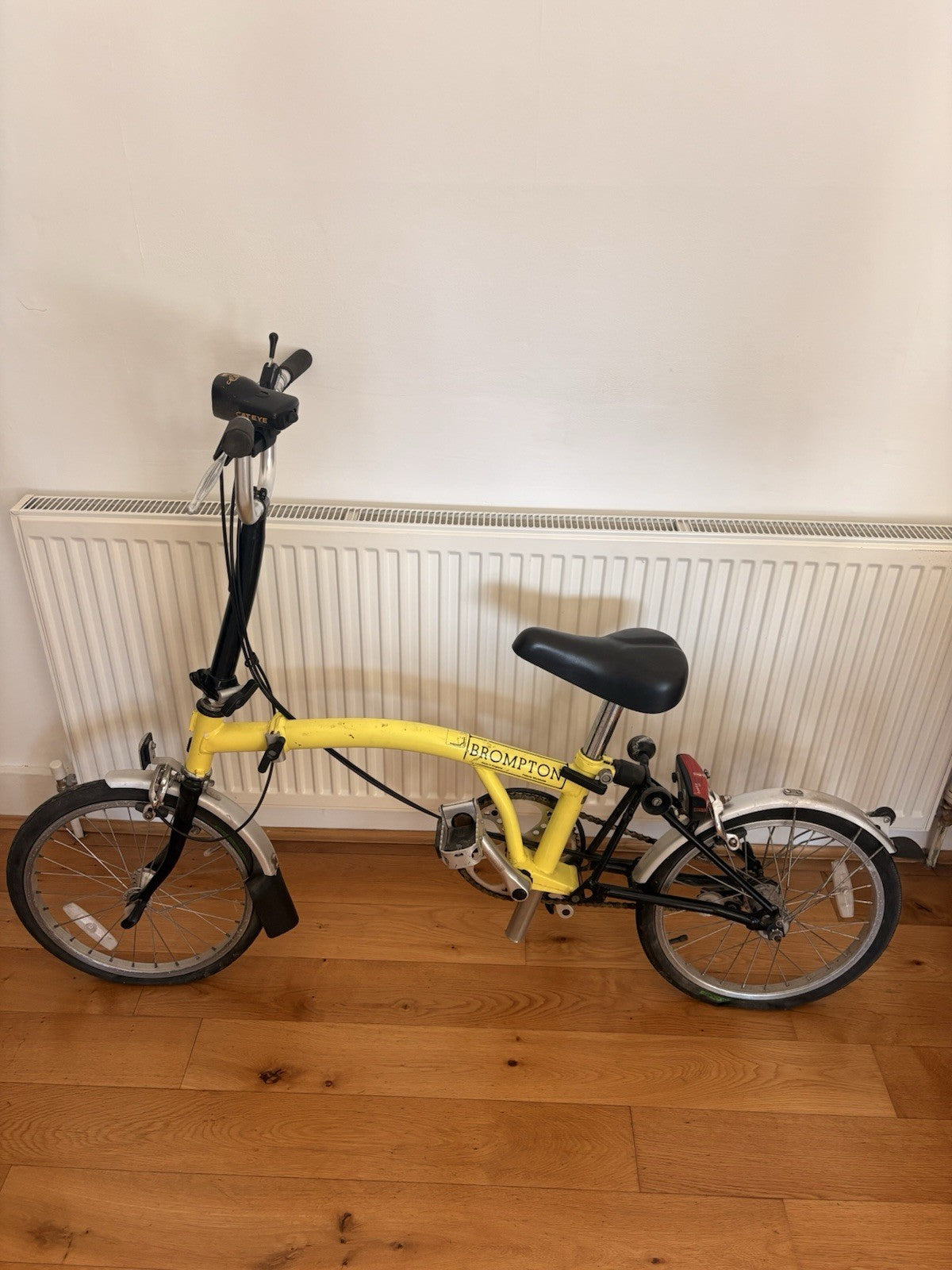 Brompton M3L Folding Bike 2002 Yellow