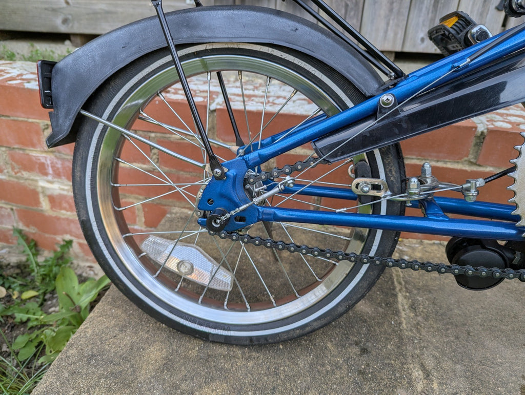 Vintage Dahon Classic III Folding Bike – 3-Speed Sturmey Archer (Blue)