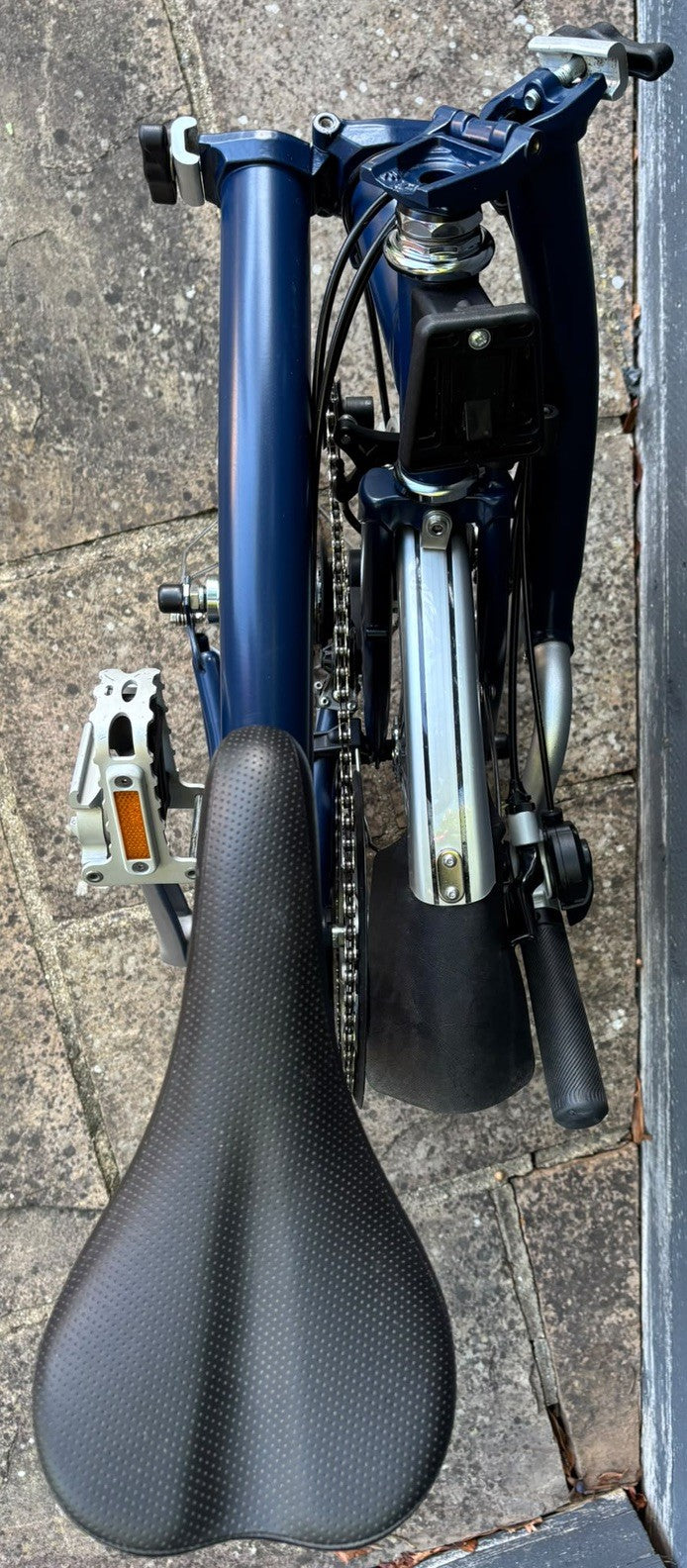 2021 Brompton M6L C Line Folding Bicycle 6 Speed Tempest Blue - Hardly Used