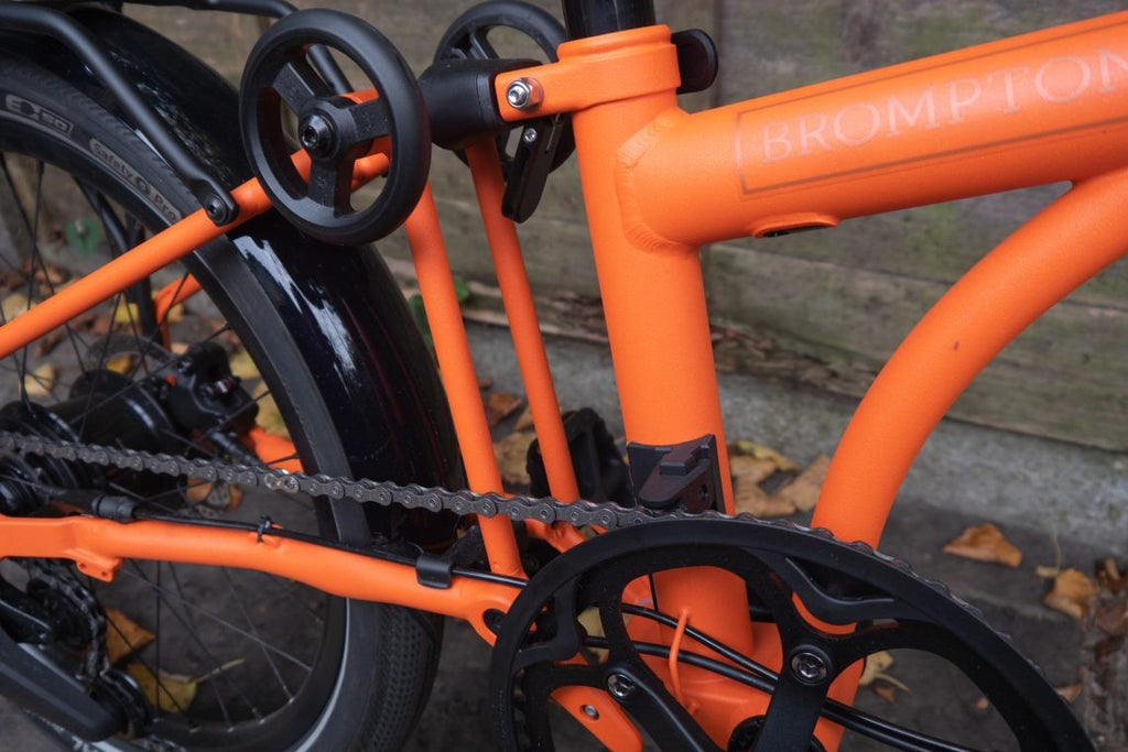Brompton G-Line Adventure Orange w Mudguards and Rack, 8 Speed, 2025 EXC COND