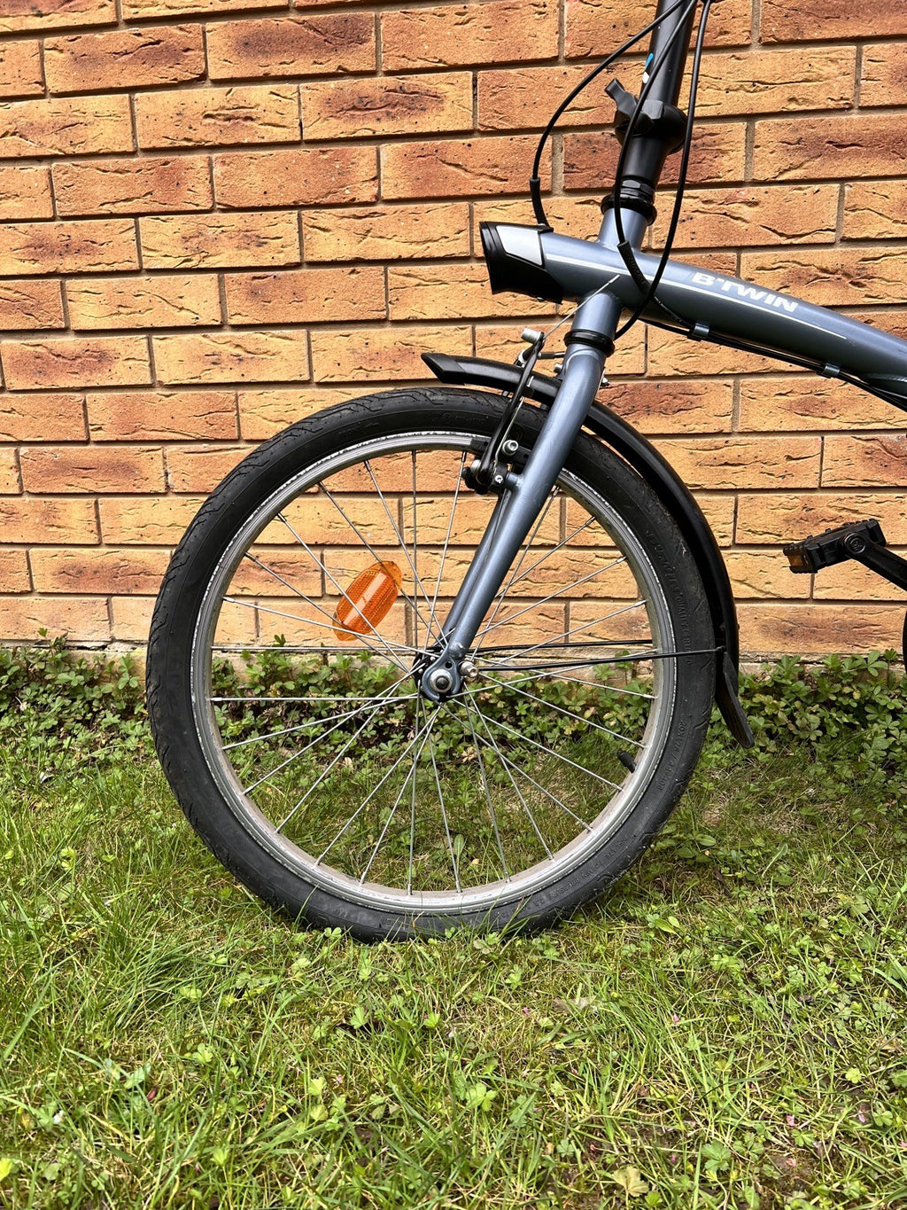 BTWIN Fold 500 Folding Bike 20-inch Blue Great Condition