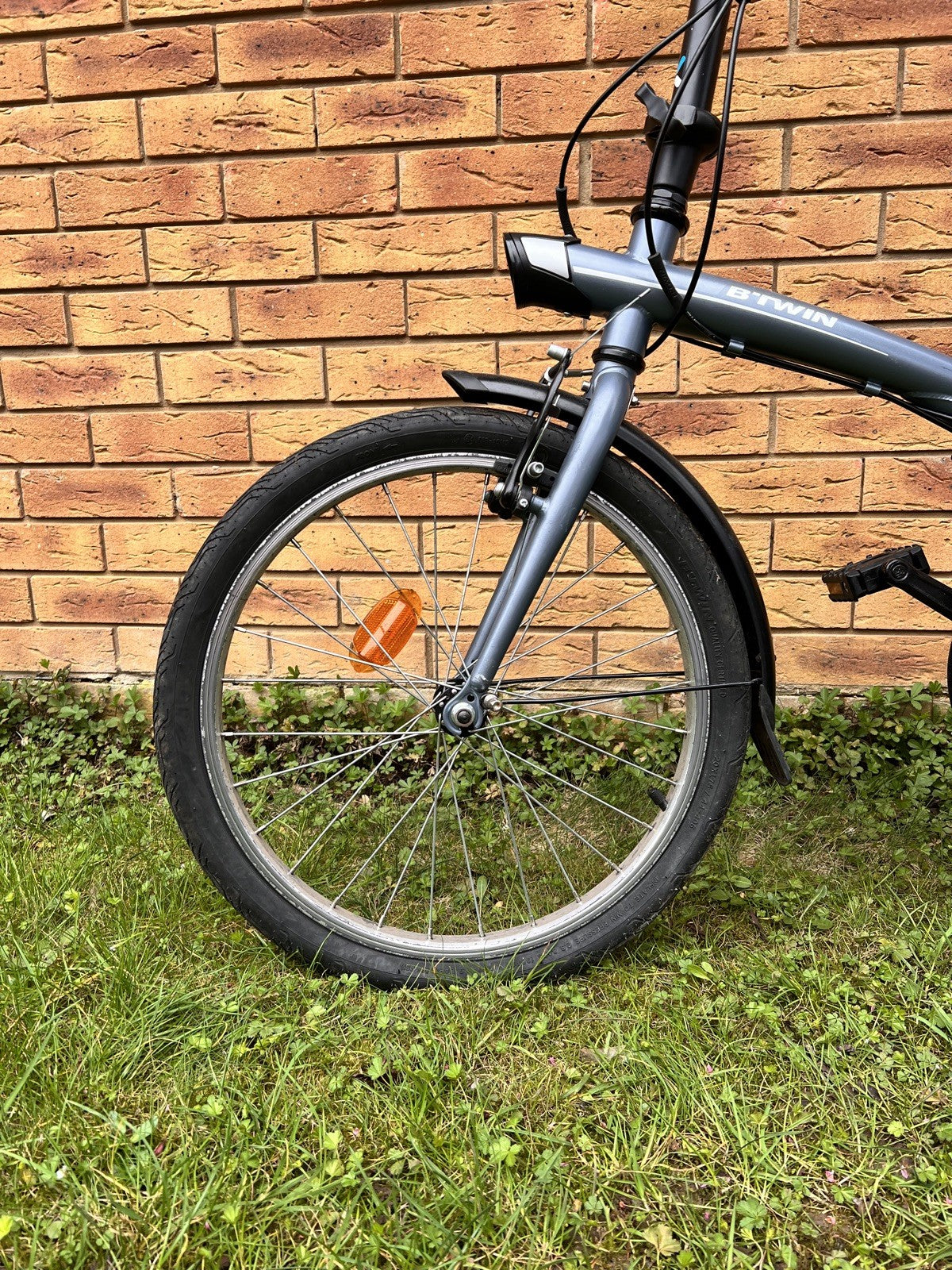 BTWIN Fold 500 Folding Bike 20-inch Blue Great Condition
