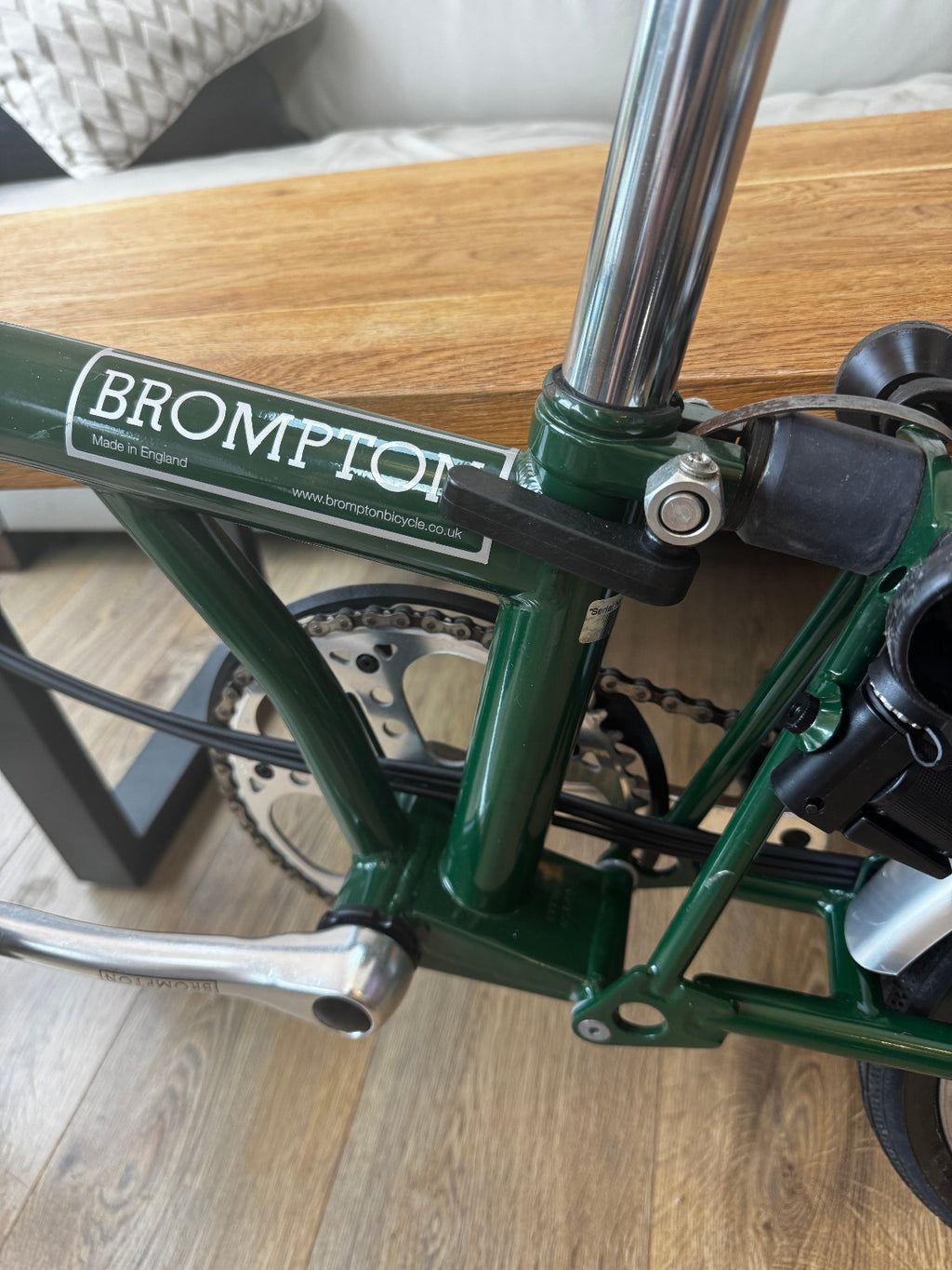 Classic 6-Speed Brompton Folding Bicycle A - Racing Green - MINT