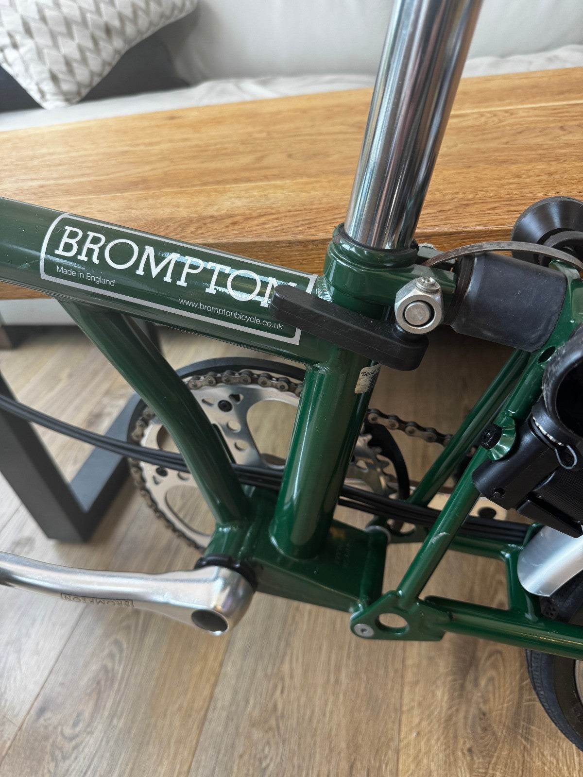 Classic 6-Speed Brompton Folding Bicycle A - Racing Green - MINT