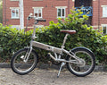 Bickerton Argent 1909 20in Folding Bike Silver 9-Speed with D - Lock
