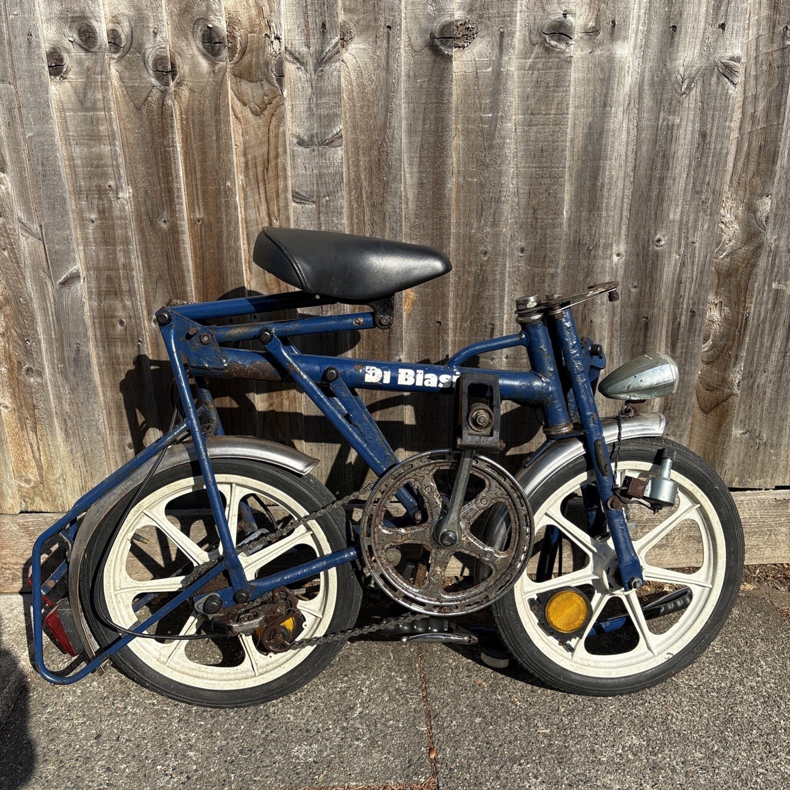 Vintage DI BLASI Folding Bike- Navy 4 Gears