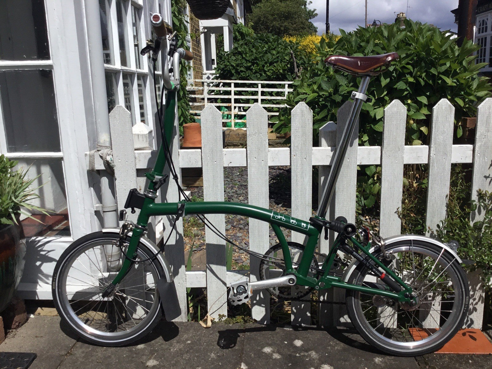 Brompton M3 folding bike 3 speed Racing Green