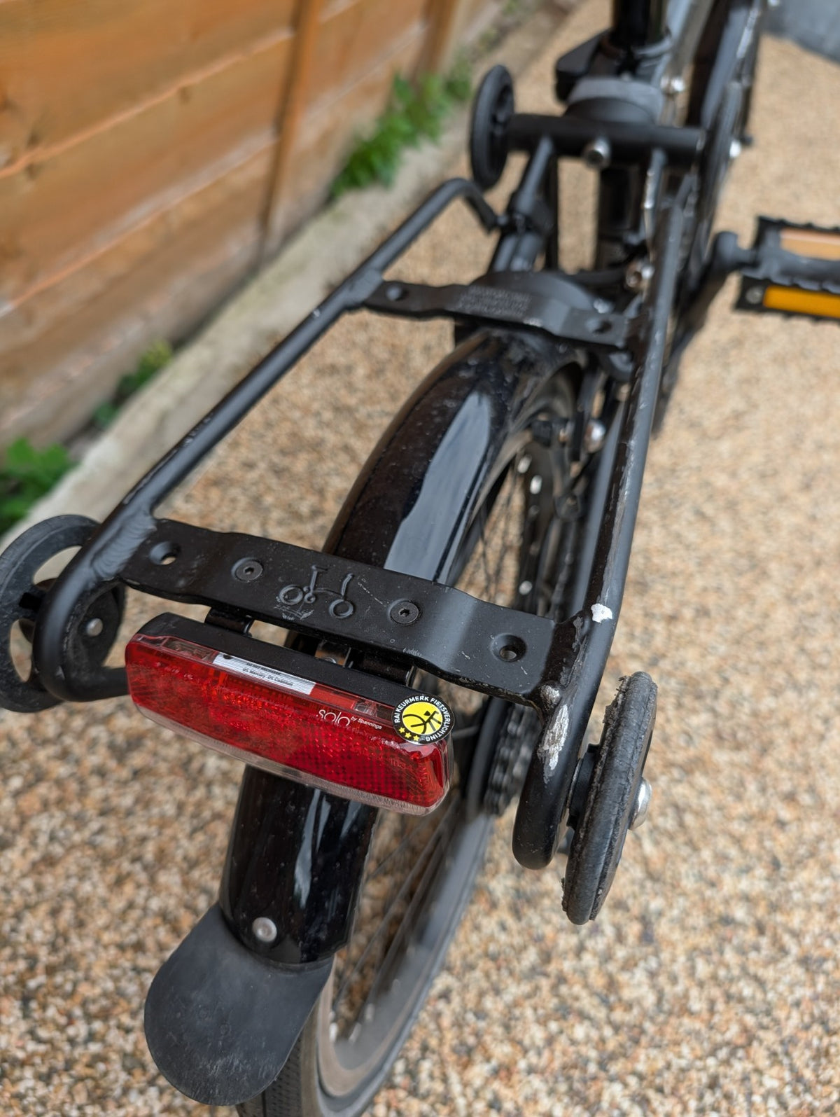 Brompton P Line 2023 Urban 4-Speed Black with Roller Frame