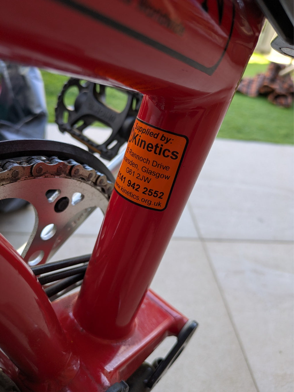 1999 Brompton T5 5-Speed Folding Bicycle – Red/Black (Original Setup)
