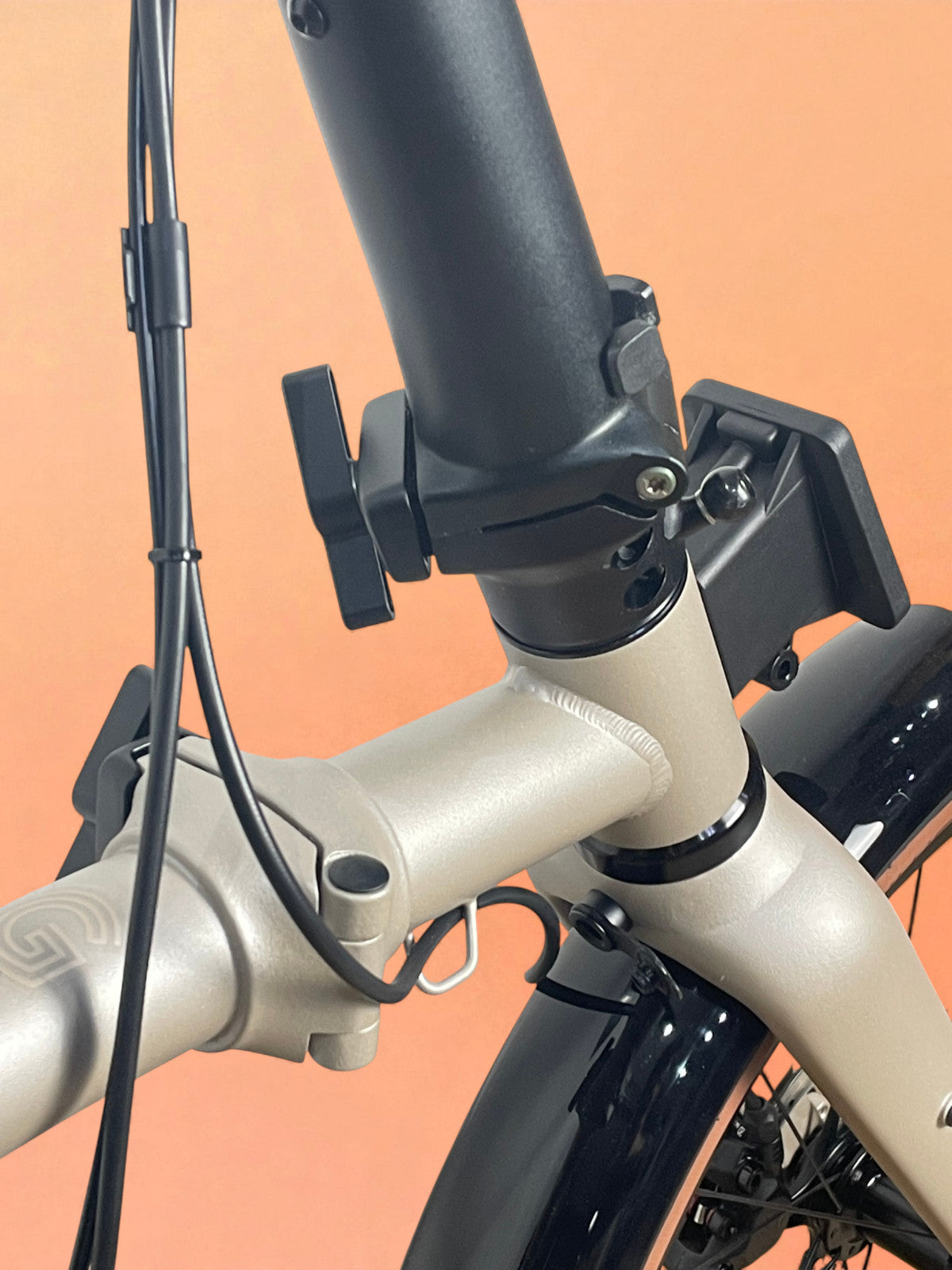 Brompton G Line - Roller Rack - Traildust White - Large