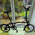 Brompton C Line Folding Bike 6-Speed. Lacquered bronze colour. 2021 model.