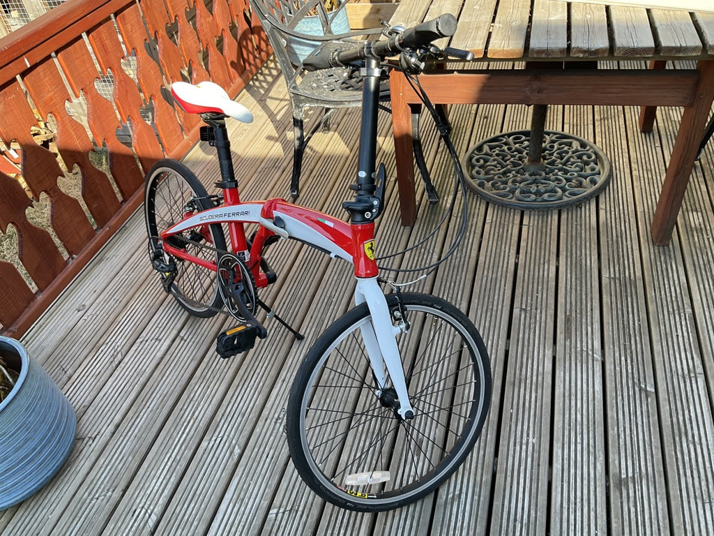 Ferrari Scuderia Red Folding Bike