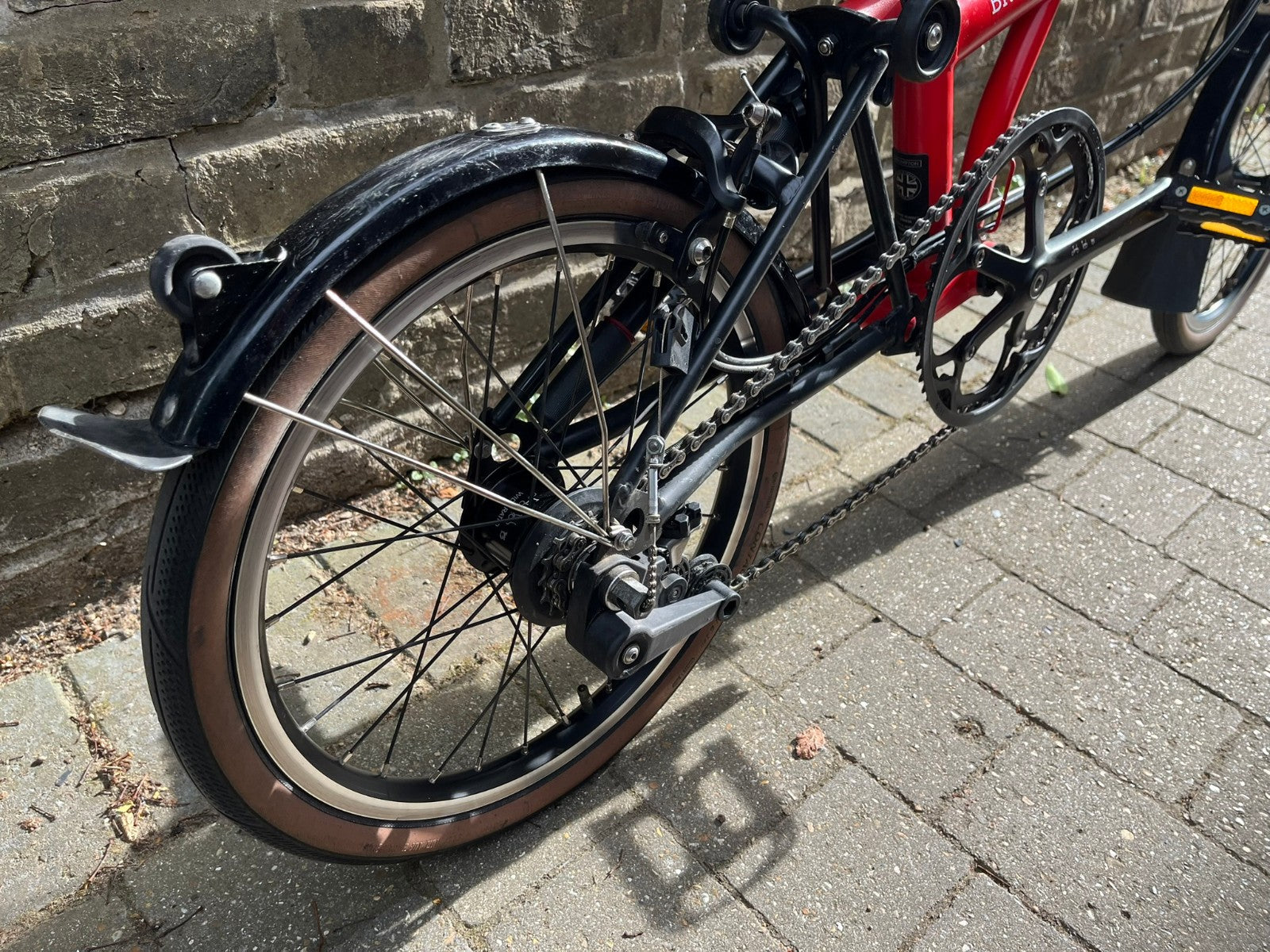 Brompton C-Line 6 speed Red Black S-type