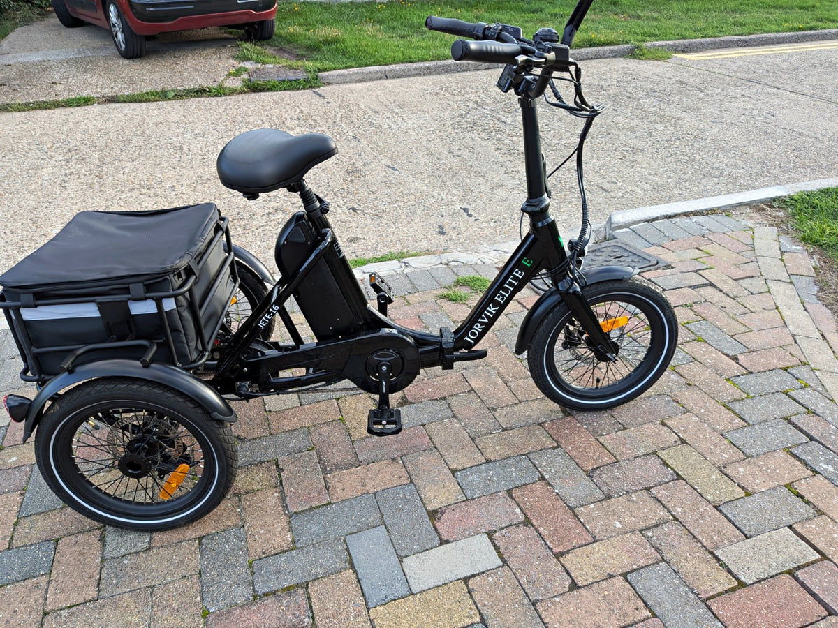 Jorvik Elite E-16 Folding E-Tricycle , Brand New ,Only 5 Miles, Reverse,Delivery