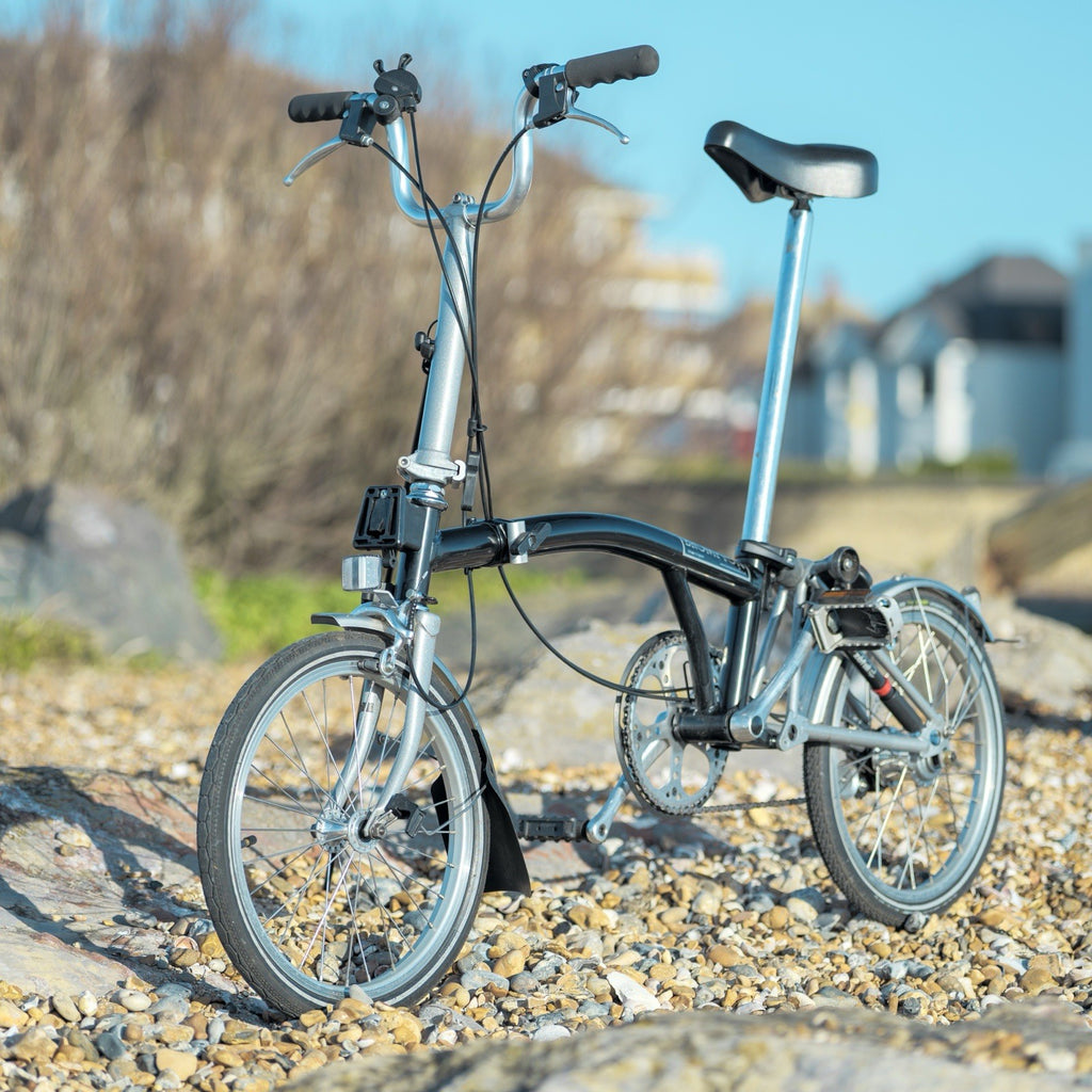 Brompton M3L folding bike, recently serviced, excellent condition