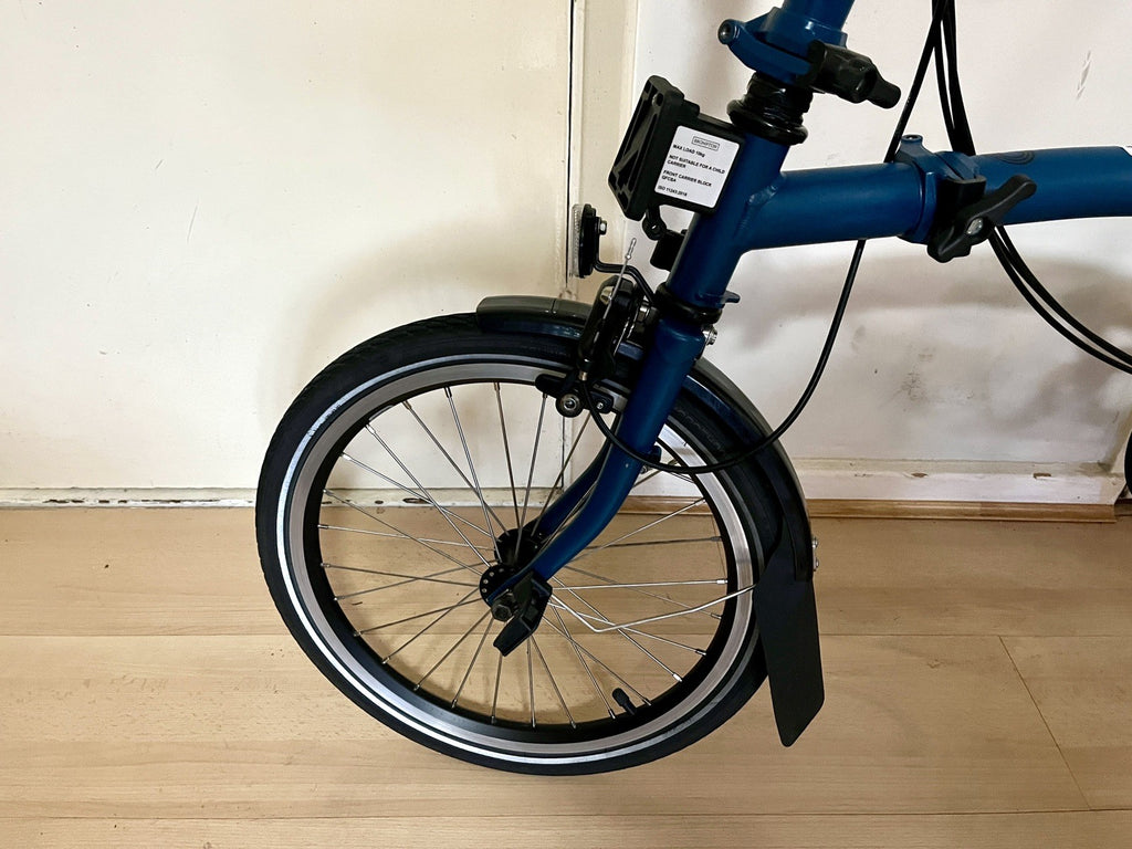 Brompton C Line Explore, 6  Speed, Ocean Blue, Black Ed, Mid Handlebar 2025