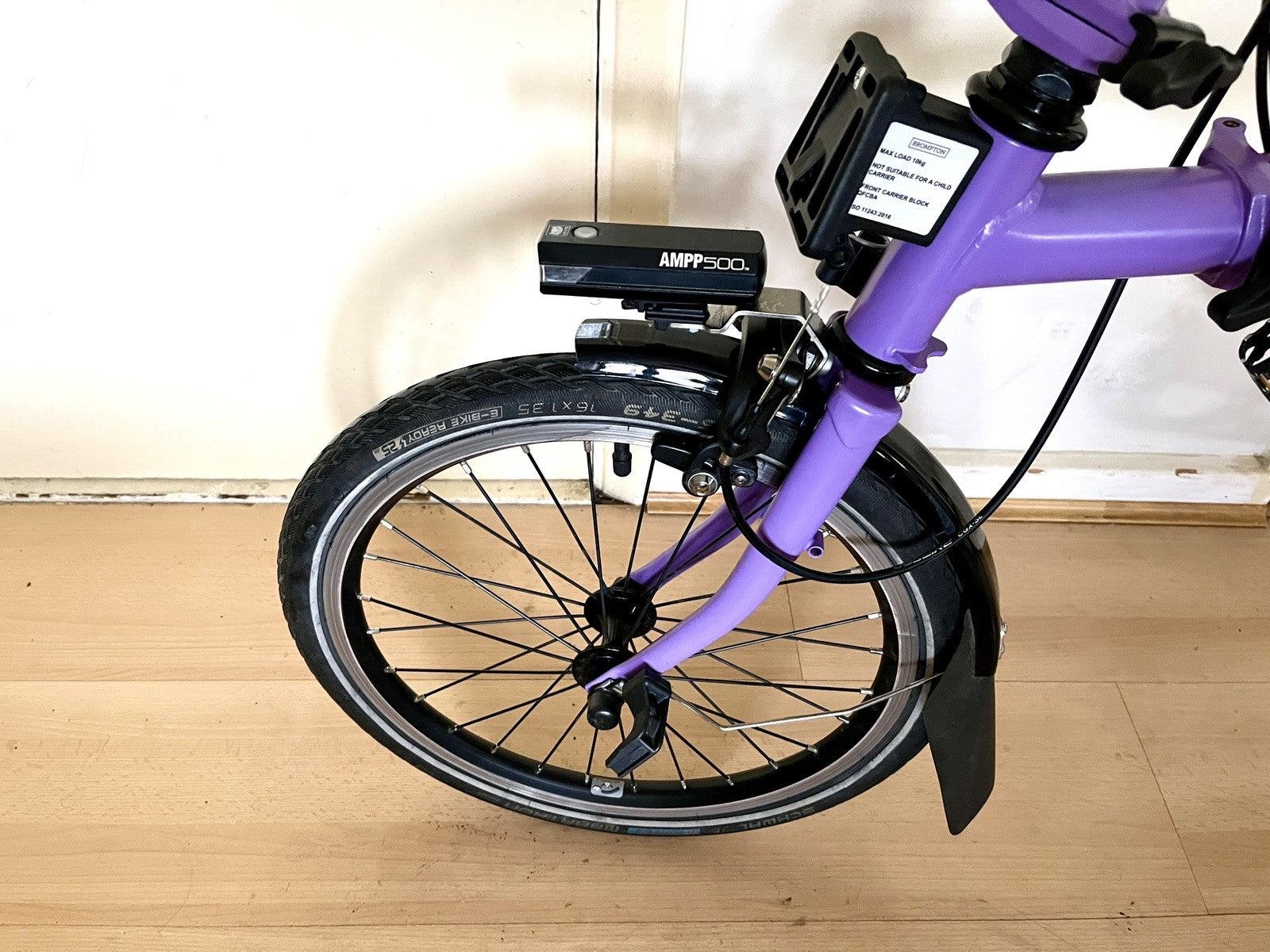 Brompton C Line Explore, 6-Speed, Pop Lilac, Black Ed, 2025 Mid, EXC COND