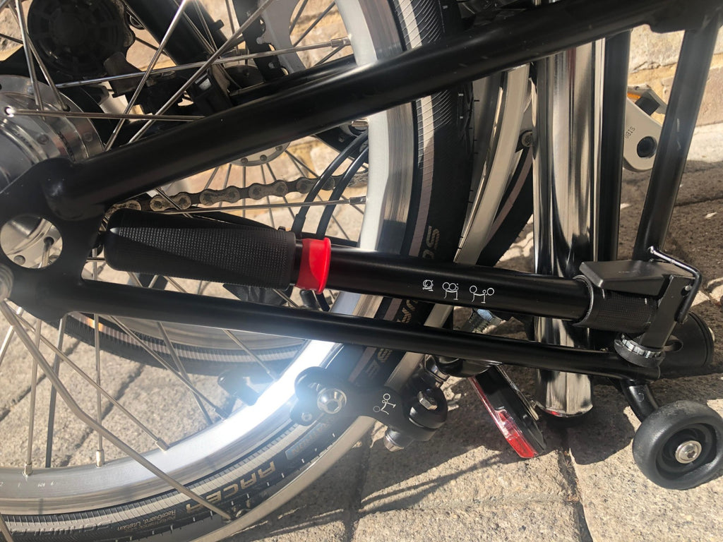 Brompton Black M6L (C Line 6 Speed) with Dynamo - WORLDWIDE SHIPPING