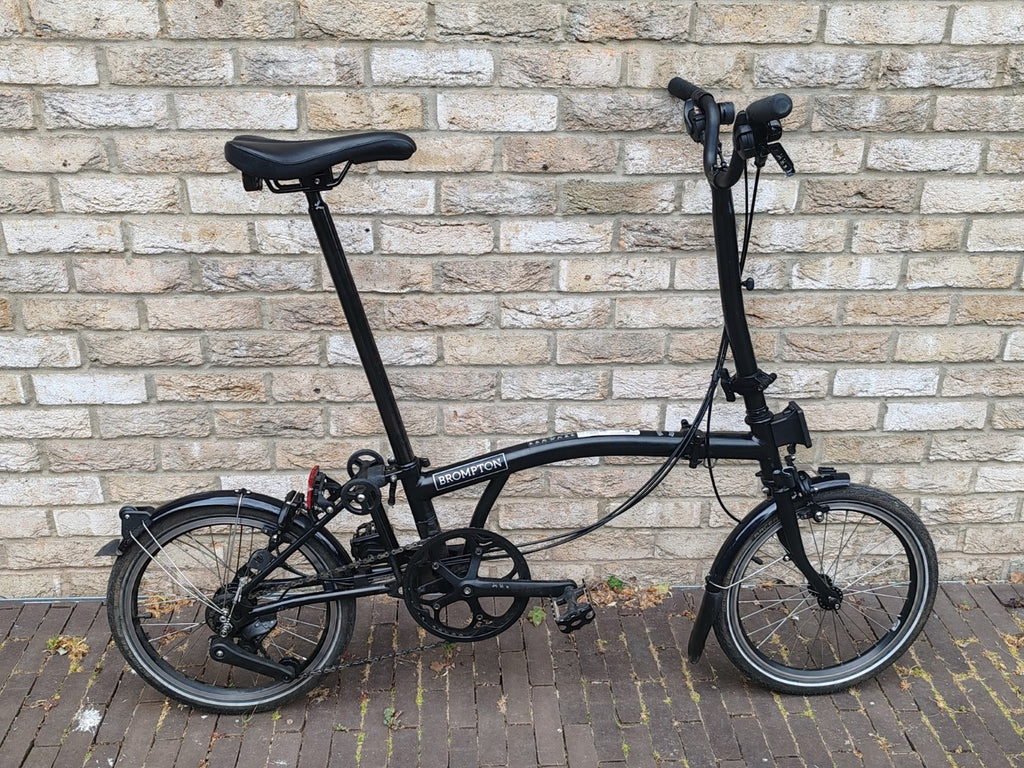 Brompton C Line 12 Speed Black Edition Folding Bike - Good Condition
