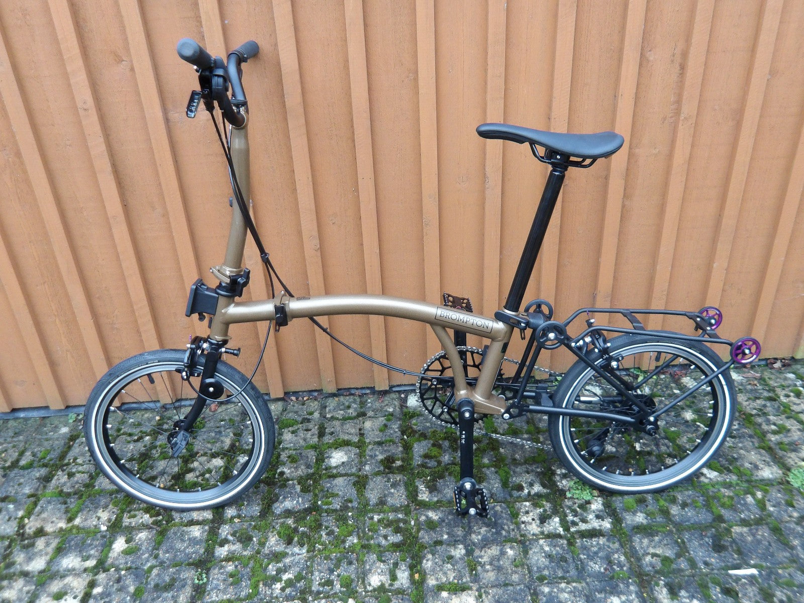 Brompton P Line 4 speed 2025 Metallic Bronze