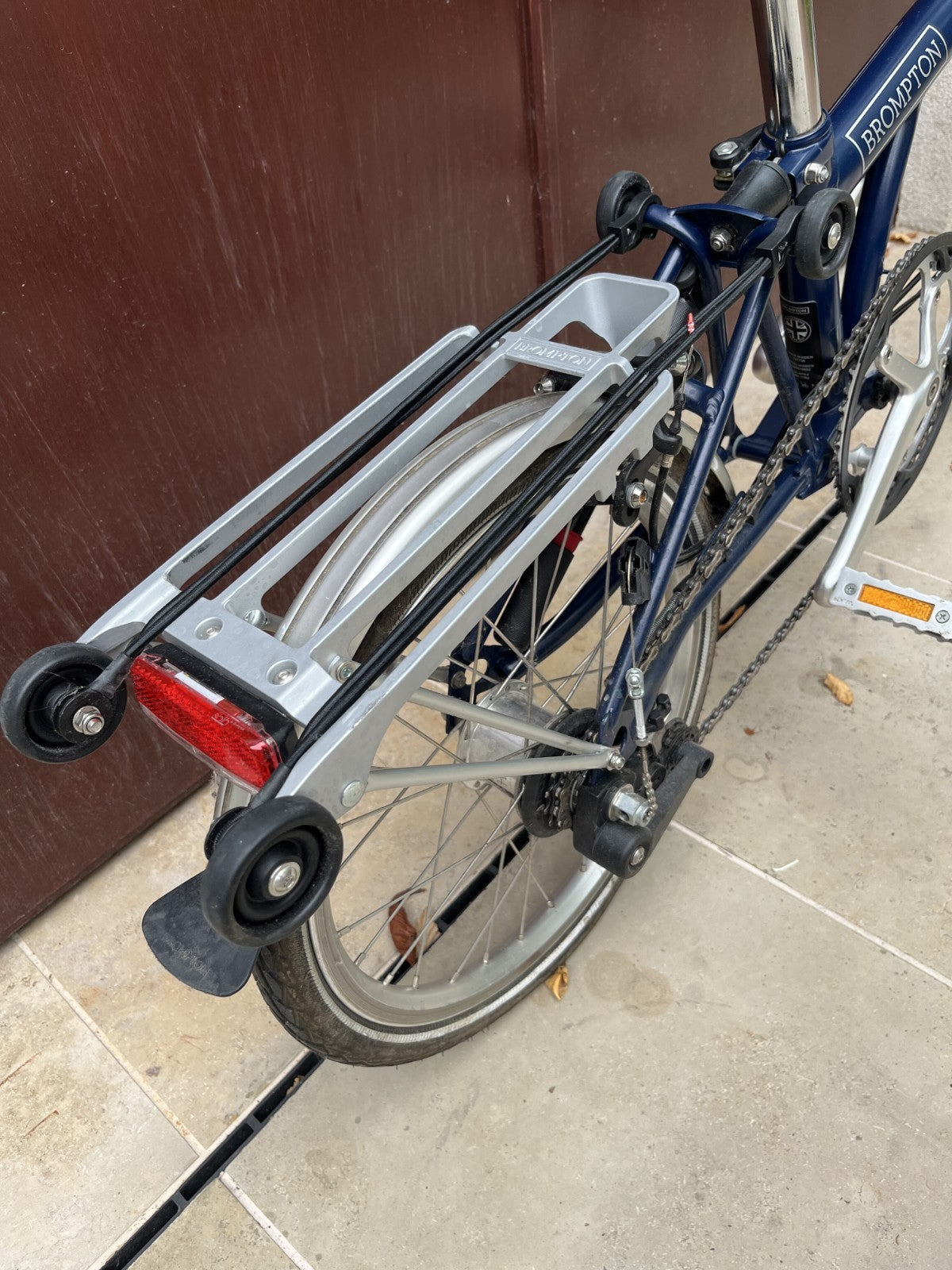 Brompton H6L 2020 Tempest Blue 6 Speed + Rear Rack, One Owner, Lightly Used