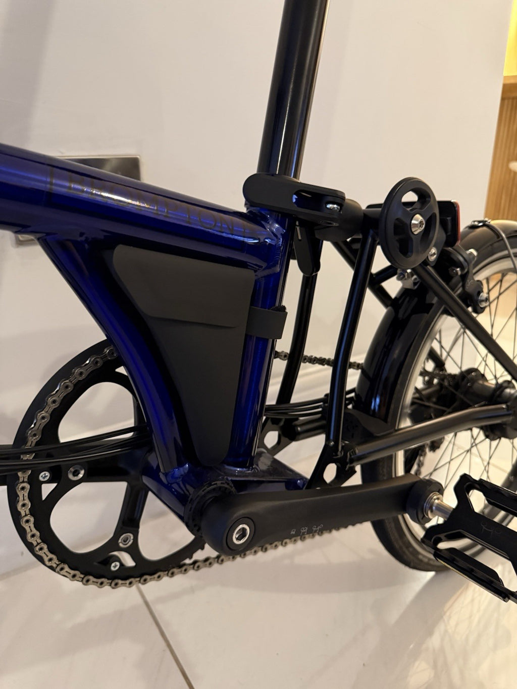 brompton p line 12 speed - Blue Lacquer