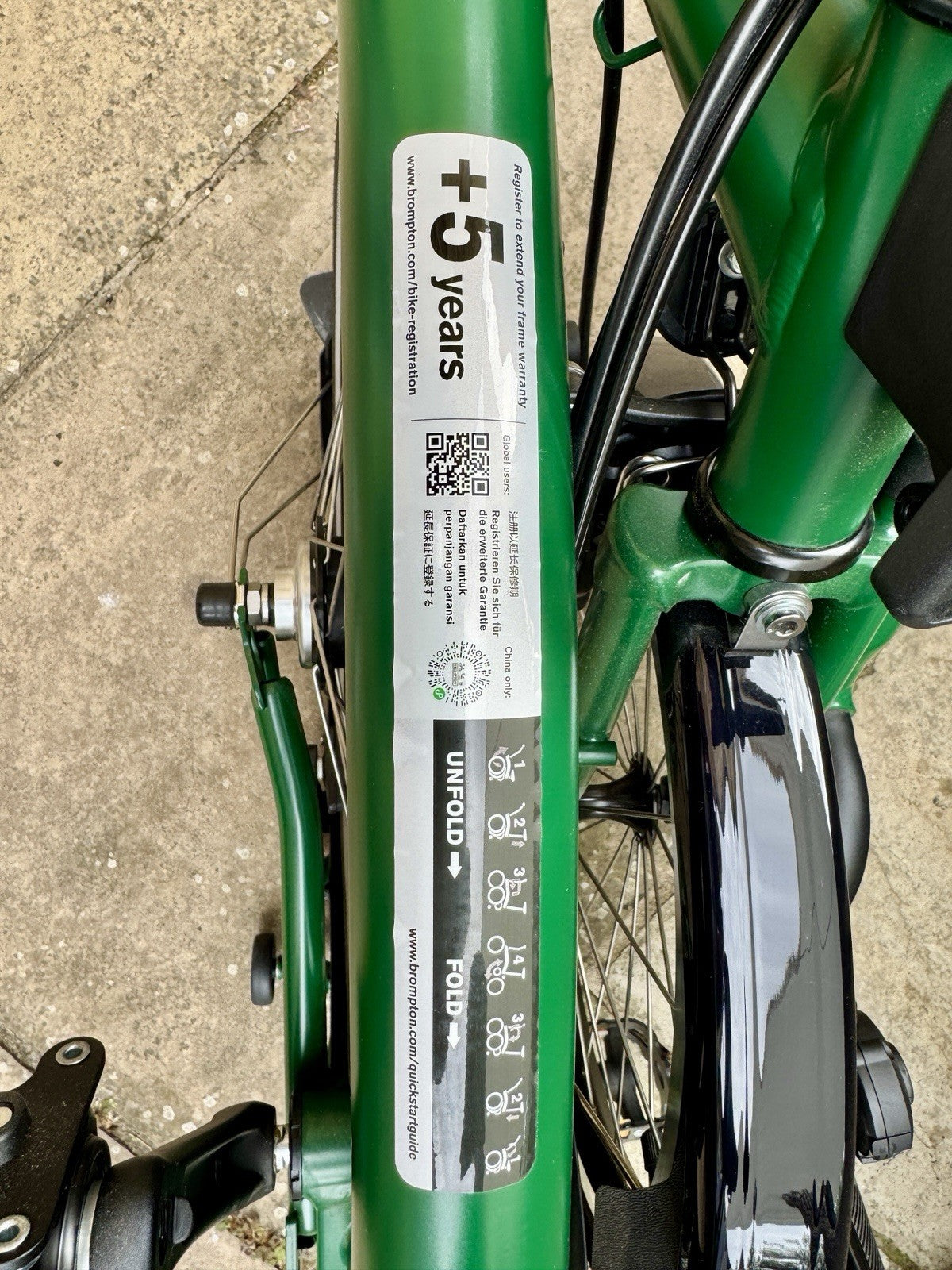 Brompton C Line 3 Speed Folding Bike - Brand New