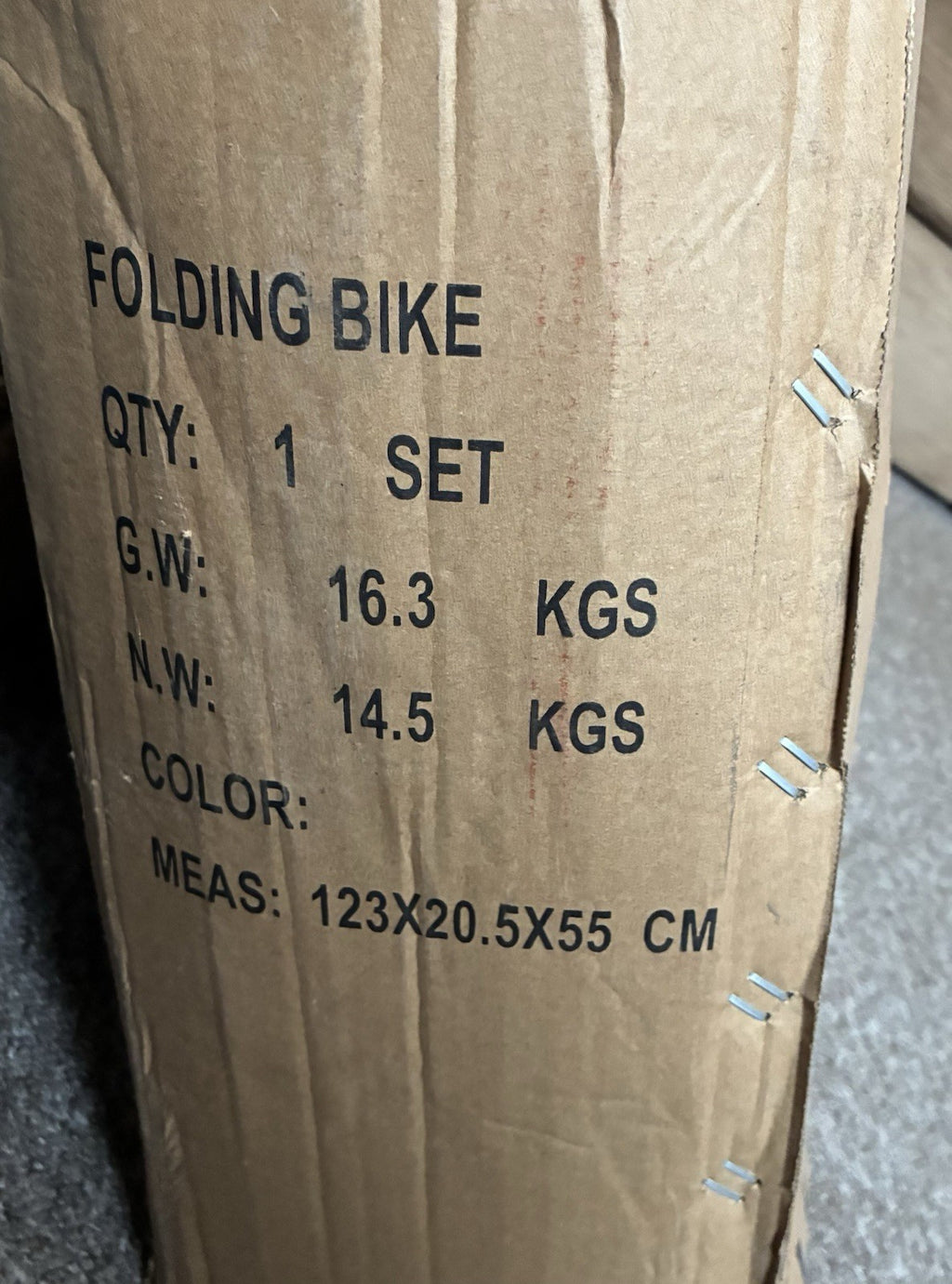Demarche Folding Bike Unisex 20 Inch Blue Compact Commuter Bicycle Aluminium New