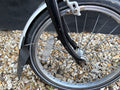 Brompton M3L Folding Bike Red complete with Rack And roll Along Wheels