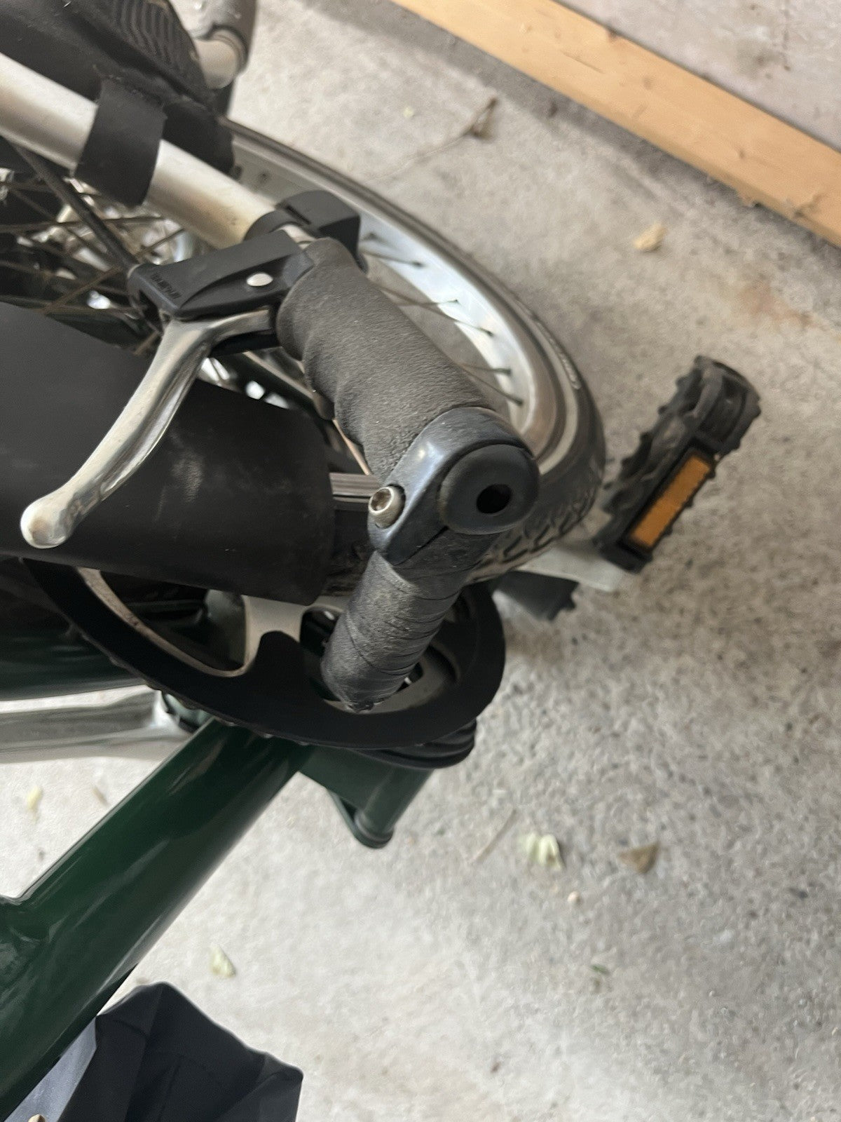 Vintage 5 Speed Brompton Bike - Green - Needs Service
