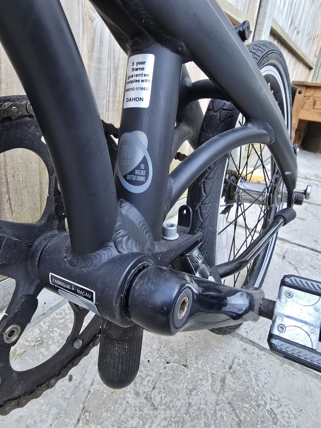 Dahon Mu Uno Black Folding Bike Single Speed