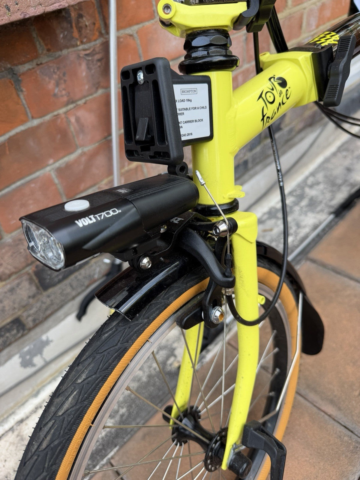 BROMPTON X TOUR DE FRANCE LIMITED EDITION C LINE 6-SPEED