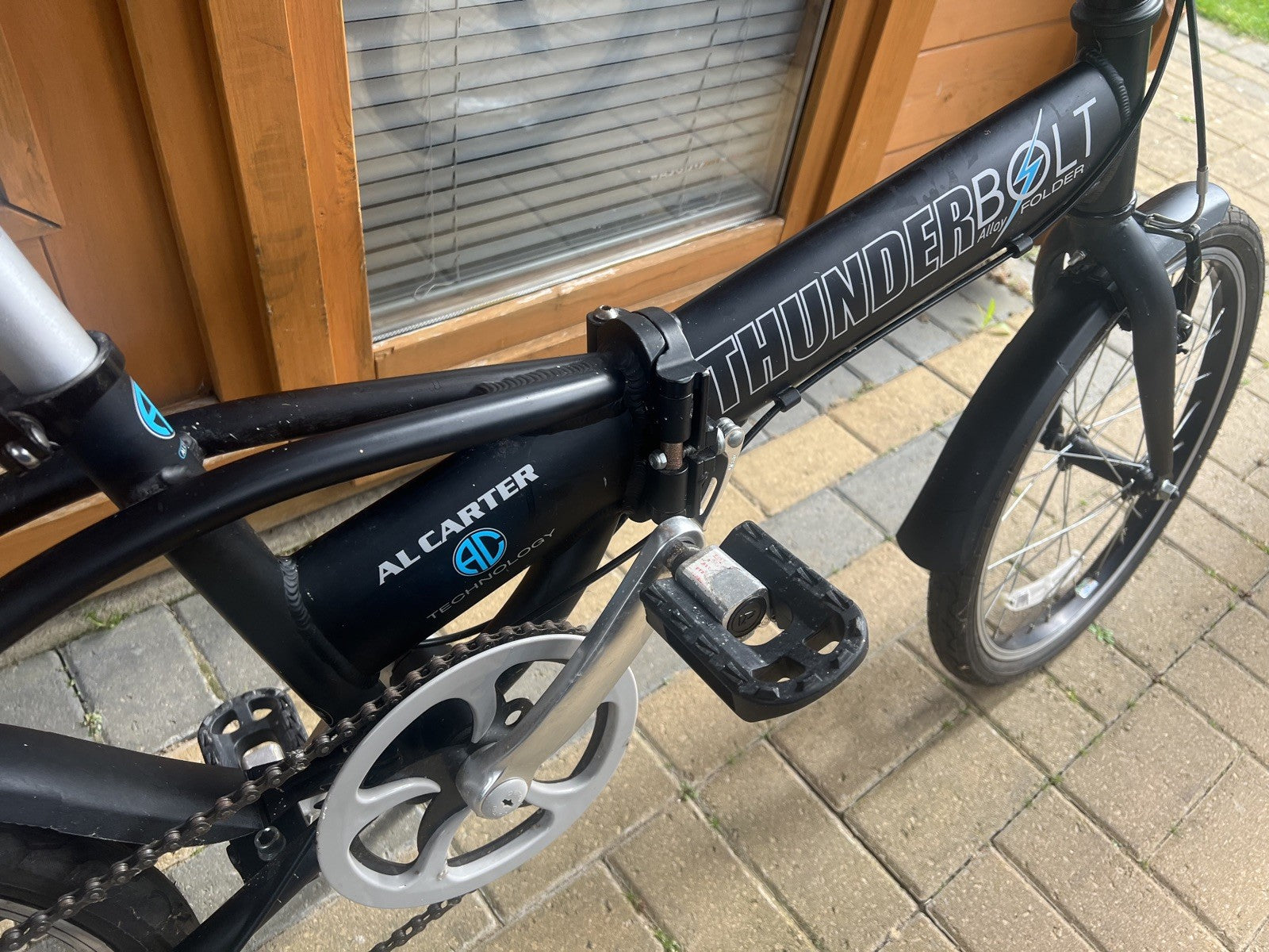 Al Carter Thunderbolt 20” Wheel Folding Bike, Aluminium Frame