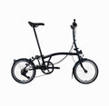 Brompton C Line 4 speed mid handlebars folding bike (black)