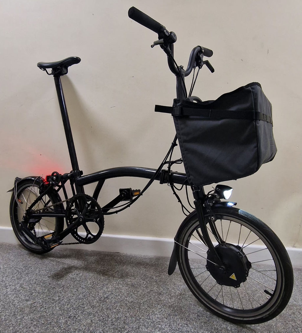 E Brompton P Line 4 speed. Free UK LOW 💰WORLD 🌎 ✈️ POST📦📫+ Borough Basket