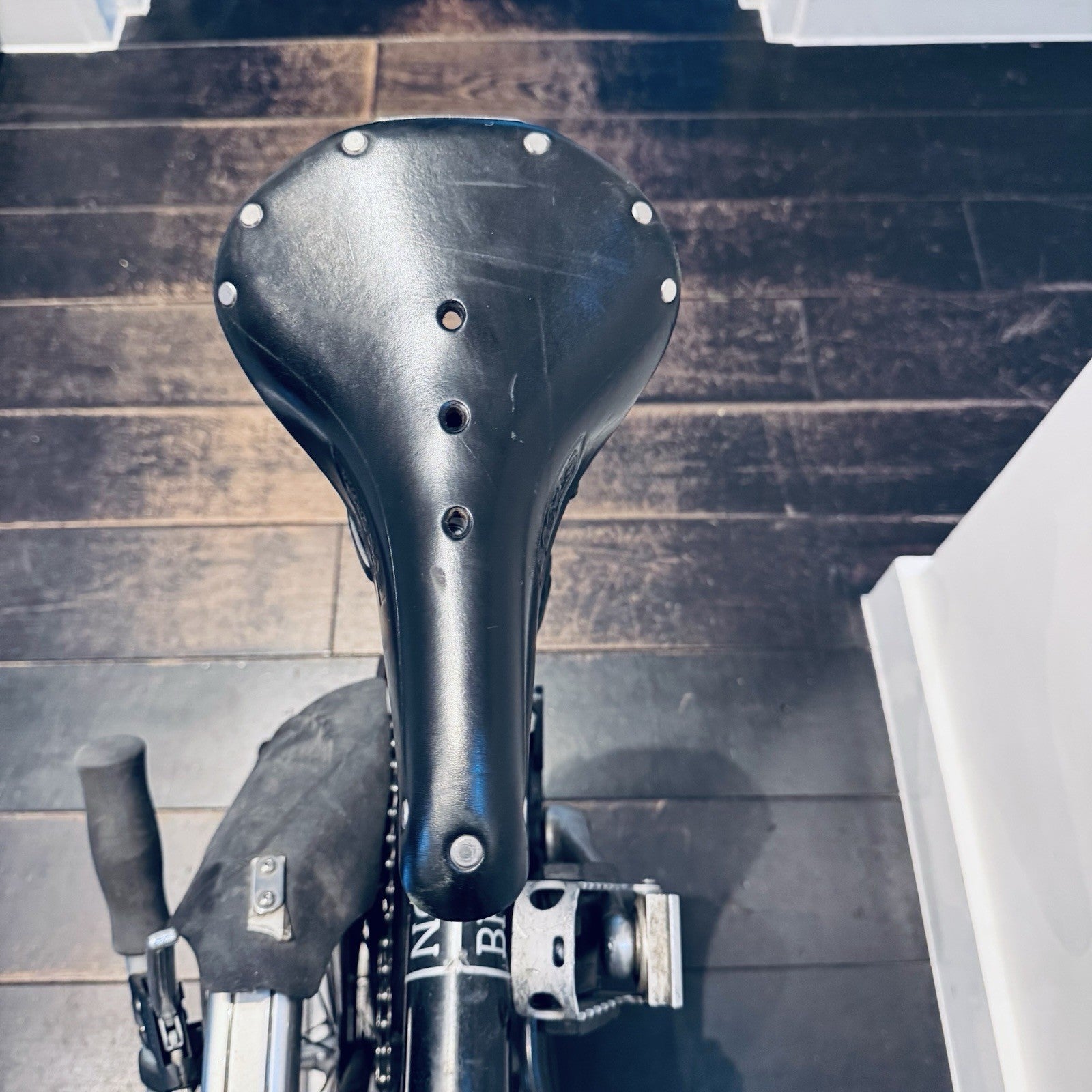 Brompton  Folding Bike,  two speed.  Flat bar